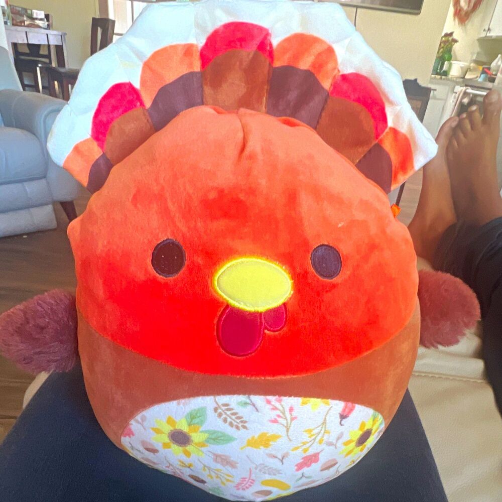 Squishmallows Turkey Plush Large 8 in Soft Thanksgiving 2024